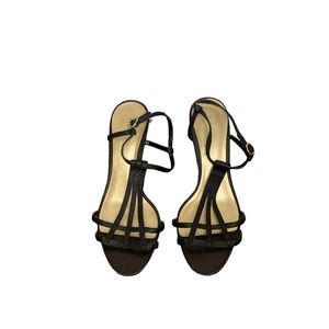 Fioni Strappy Black Pumps 7.5